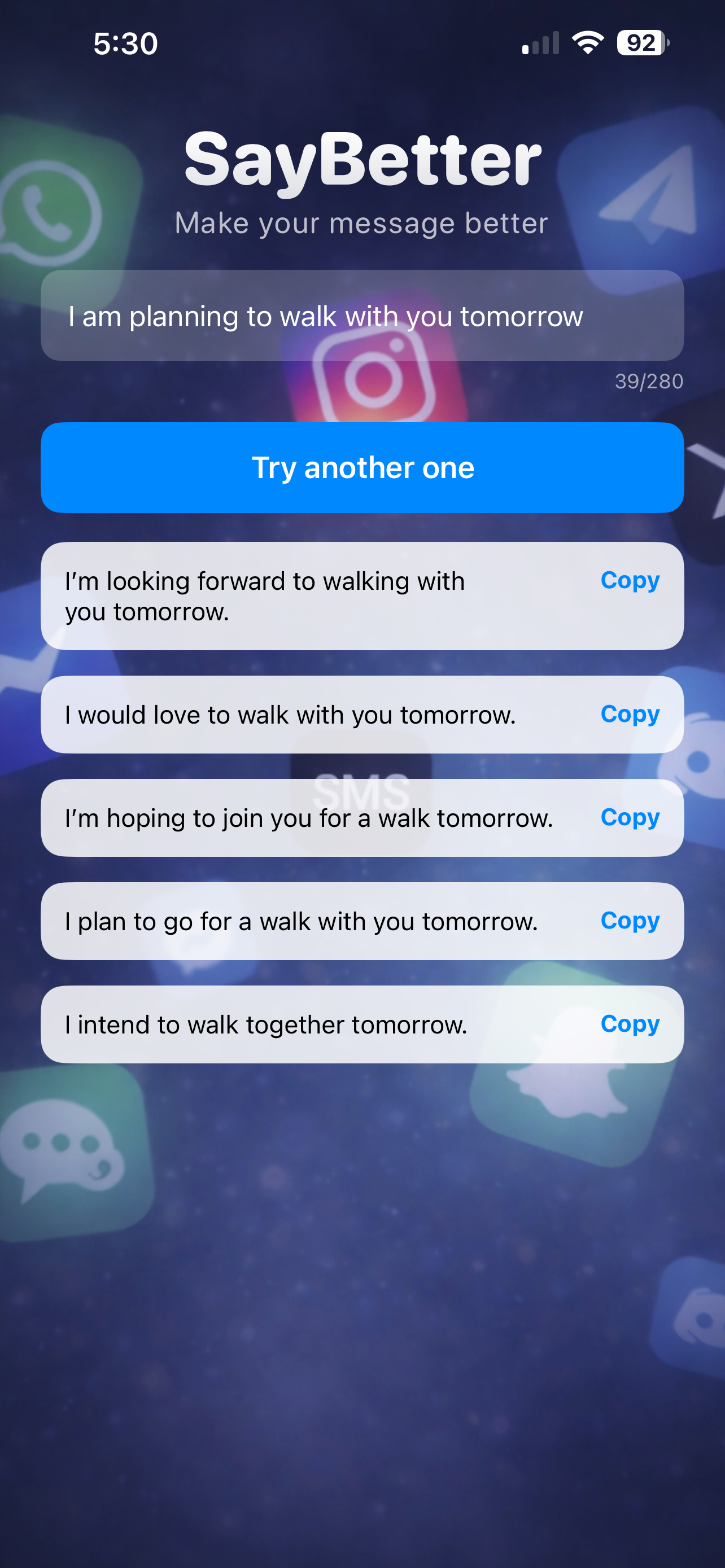 SayBetter app screenshot 4